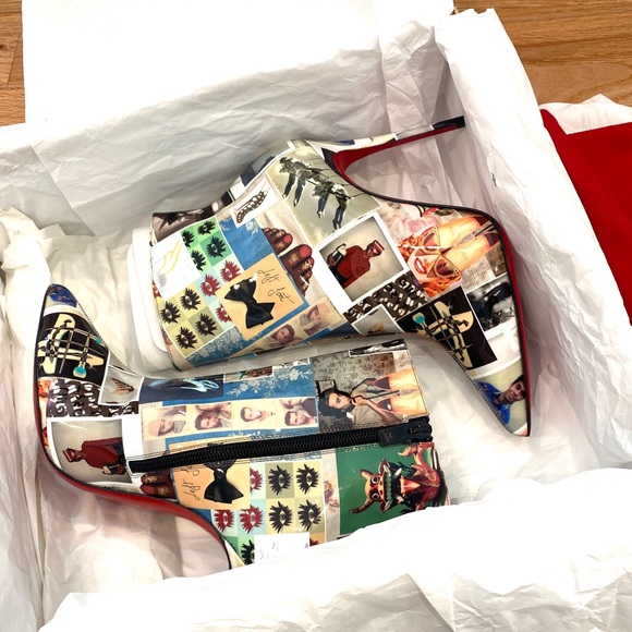 Christian Louboutin So Kate Collage Patent Booties - Picture 4 of 11